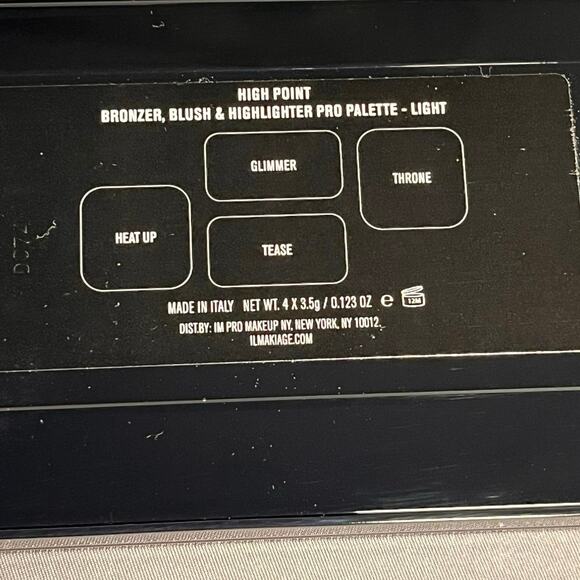 IL Makiage High Point Bronzer Blush Highlighter Light Palette - Picture 6 of 8